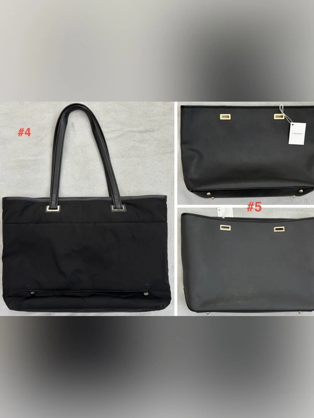 Lo & Sons Seville 13” complete Modular Tote Design System Bundle with 4 Shells